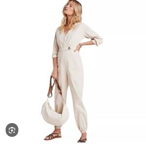 Streetwear Moto Date Night Contemporary Jogger Jumpsuit